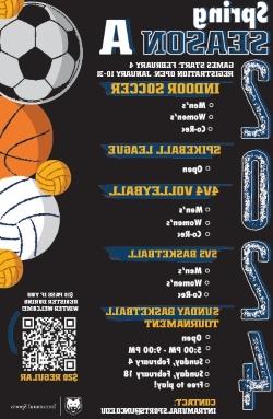 Small image of Intramural Season A Poster with link to .pdf for printing